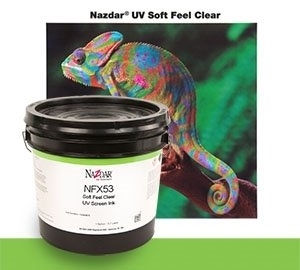 NAZDAR NFX53 UV SOFT FEEL CLEAR SCREEN INK